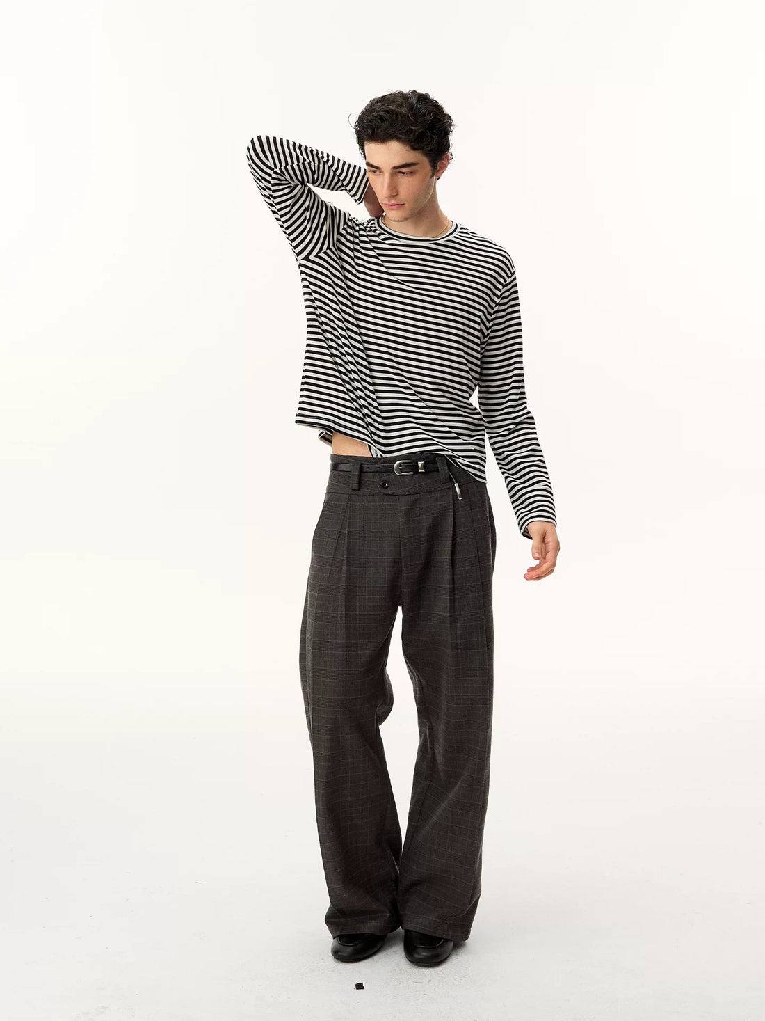 INTRUECHO Striped Lyocell Long Sleeve