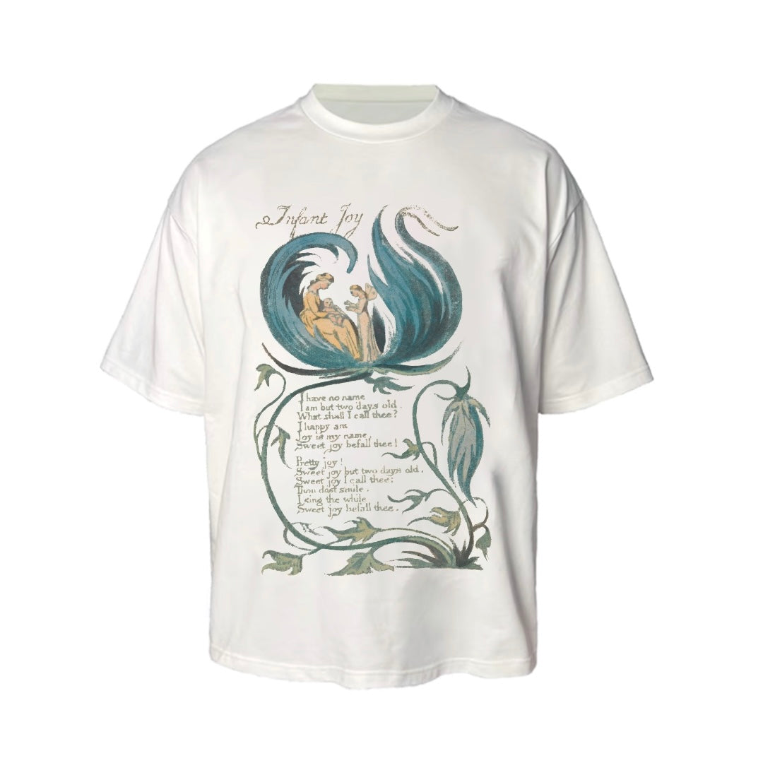 Intruecho Song of Flowers Short- Sleeve Tee