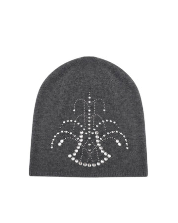 Pure Wool Rhinestone Beanie