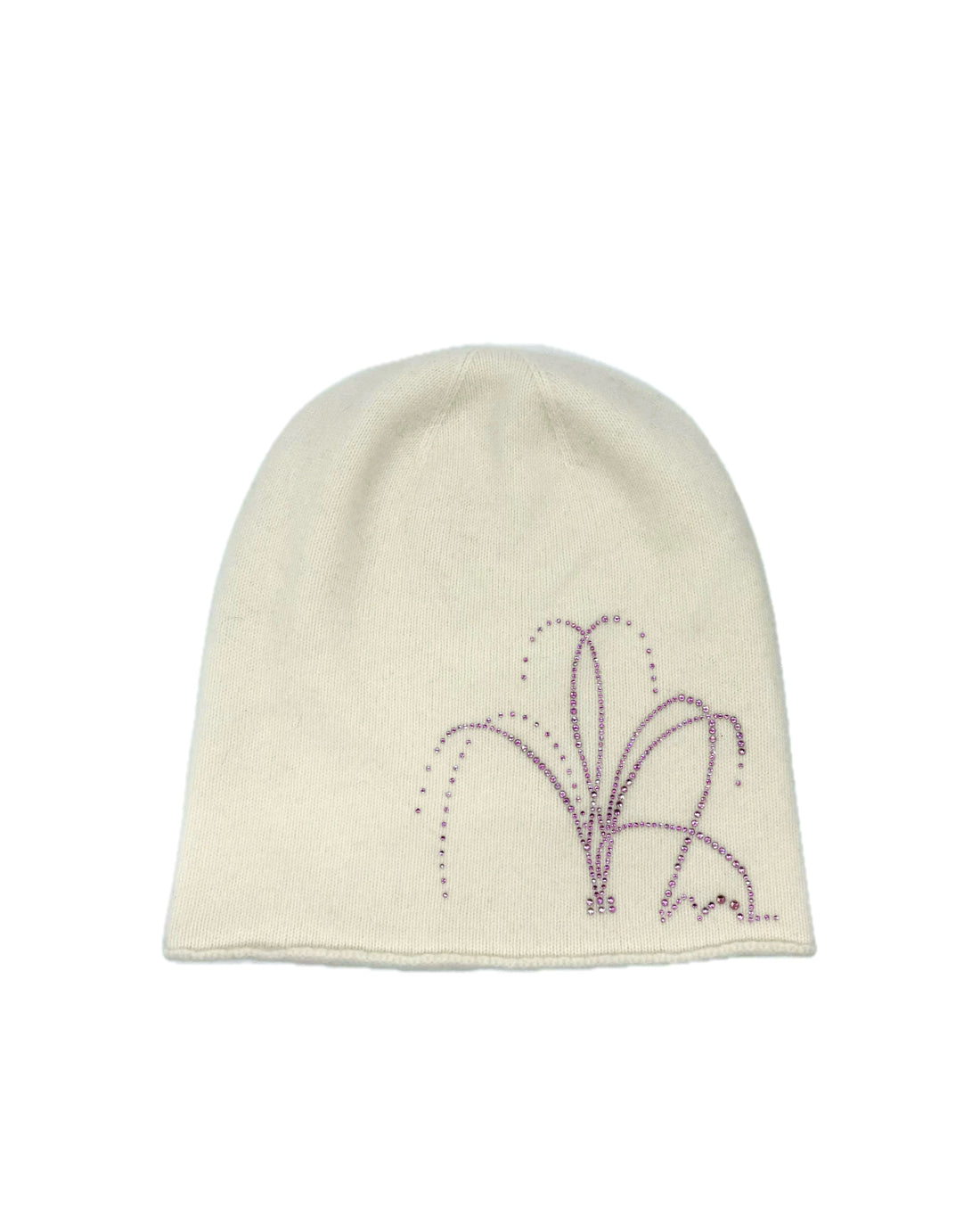 Pure Wool Rhinestone Beanie