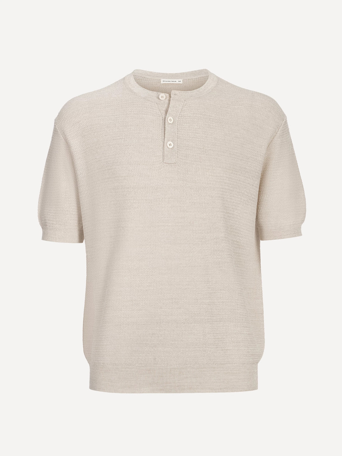 Linen Henley Knit Tee