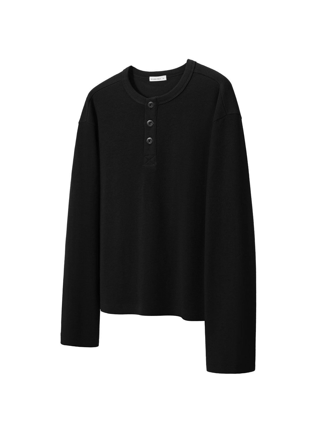 Waffle Henley Long Sleeve